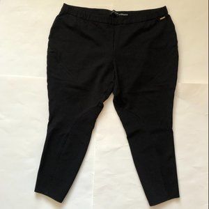 Ivanka Trump Textured Moto Leggings Ponte Knit